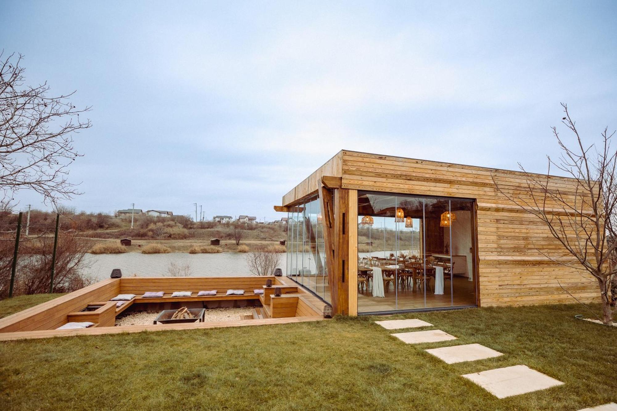 A-By The Lake - Private A Frame Villas Caciulati Екстер'єр фото